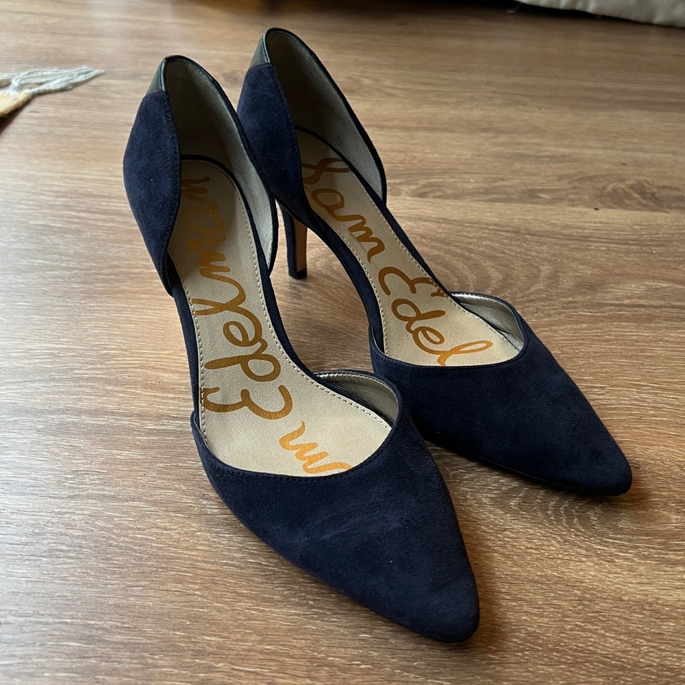 Sam Edelman Navy Heels